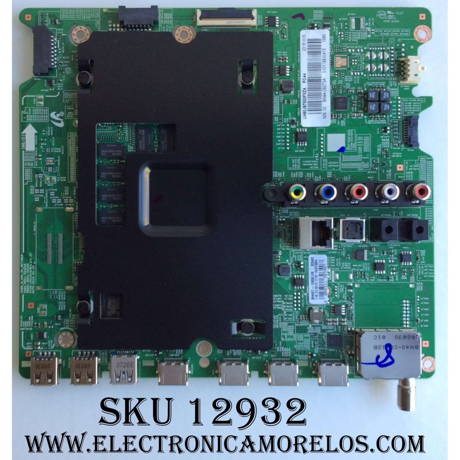 MAIN PARA TV SAMSUNG / NUMERO DE PARTE BN94-09273A / BN41-02344D / BN97-10061R / BN9409273A / PANEL'S CY-TJ060HGSV1V / CY-TJ060HGSV1H / MODELO UN60JS7000 / UN60JS7000FXZA MD01